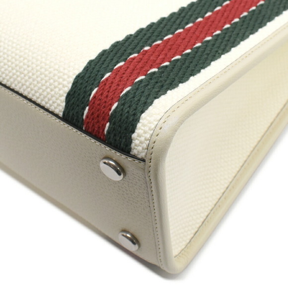 Gucci Shoulder Bag Interlocking GG Canvas Leather Natural Tricolor - Picture 5 of 9